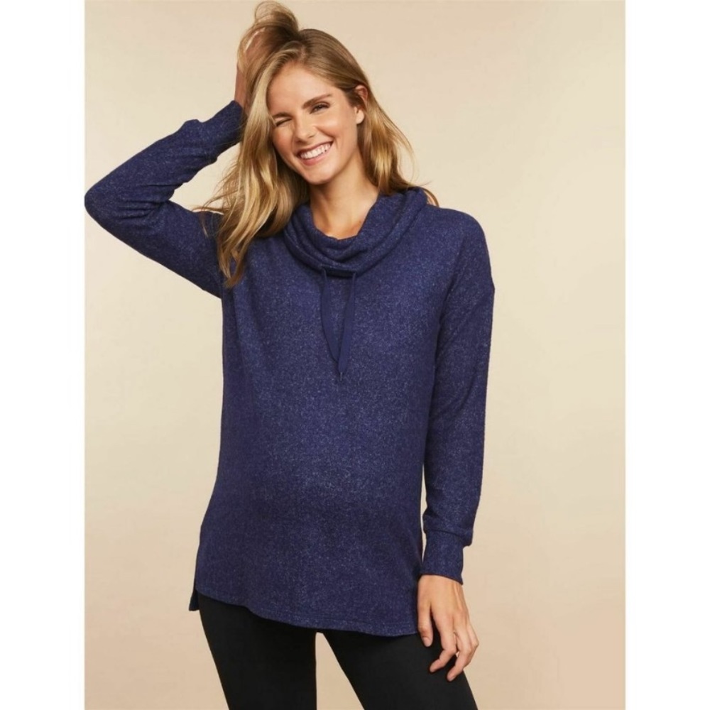 Motherhood Maternity Cowl Neck Tunic